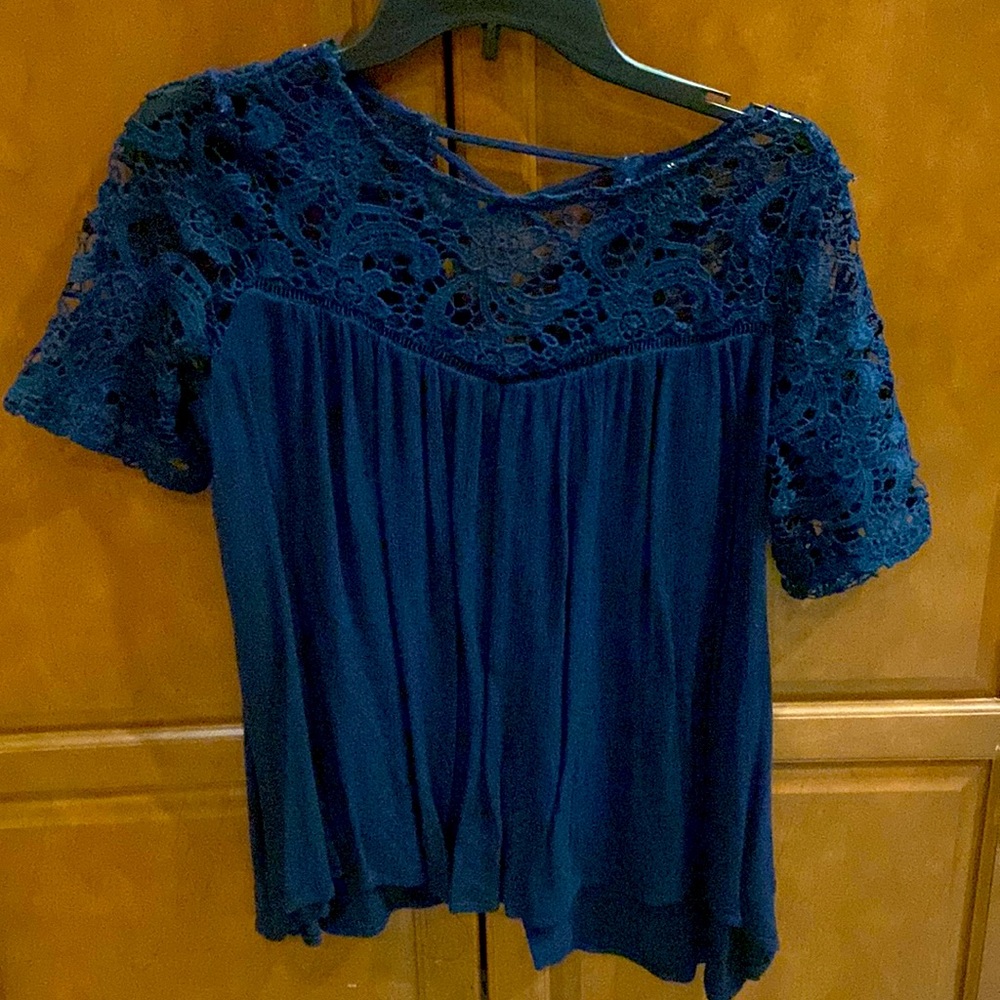 SHEIN Crochet Blouse